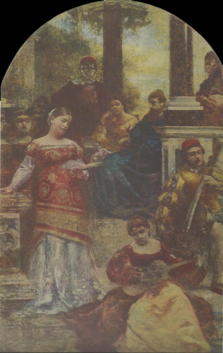 Aleksander Gierymski, Sjesta woska (olej na pótnie, 1876-80) Muzeum Narodowe w Warszawie